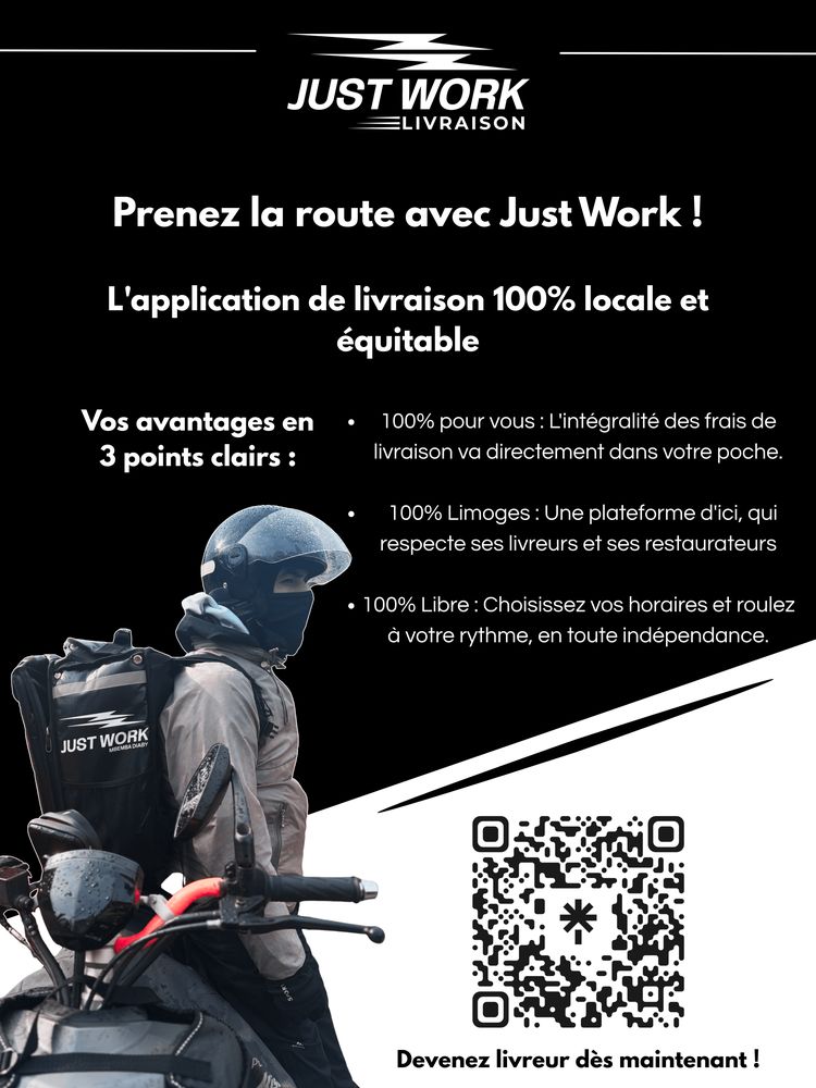 Prenez la route avec Just Work
