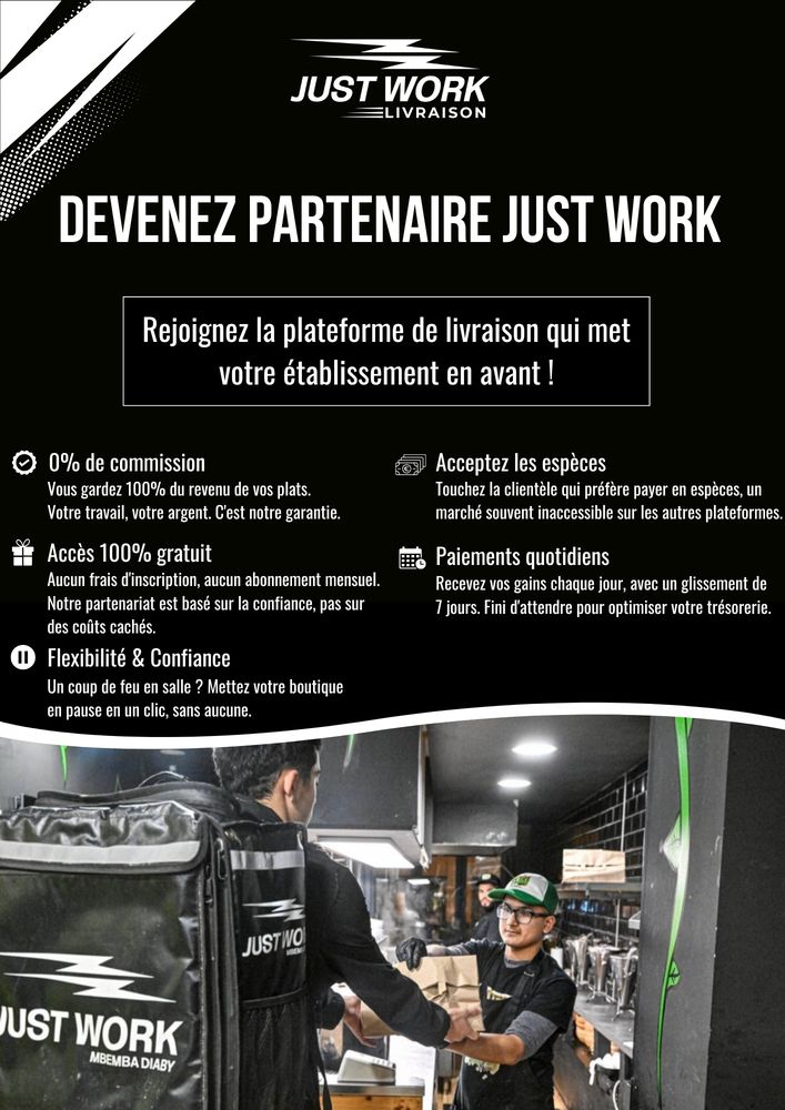 Devenez partenaire Just Work
